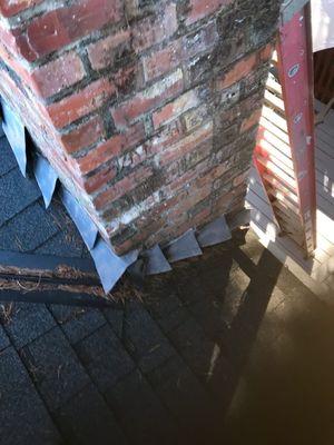 My chimney before work by Absolute Chimney.