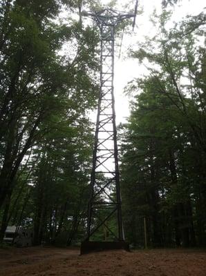 An old gondola tower from the former Mount Whittier Ski area is located on the grounds. Pretty cool and nostalgic.