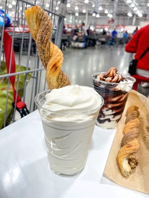 Churro ice cream - personal invention. This needs to be a thing at all Costcos.