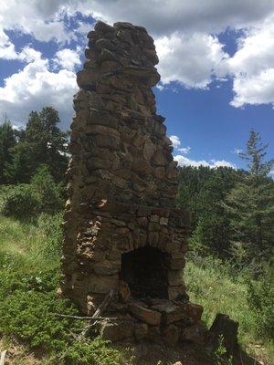 Fern Gulch just sold! The cabin crumbled away but the chimney remains. Folks have enjoyed this view for decades.