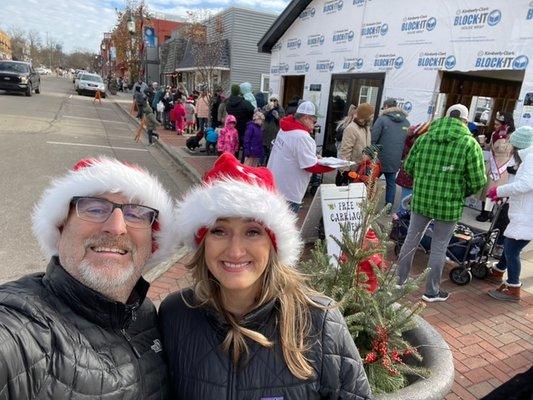 Some of our Graff Rockford peeps working at Discover a Rockford Christmas through the Rockford Chamber of Commerce.