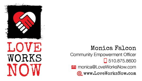 Love Works Now - Logo & Business Card Design (back of card) by DevinePortfolio