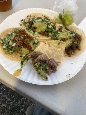 They serve Tacos, Tortas, Burritos, wet Burritos, Mulitas and more. Highly Recommend these tacos .