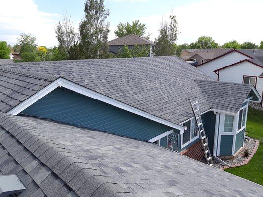 Another Shot Of The Class 4 Impact Resistant Atlas Storm Master Shingle On A Residential Roof In Brighton, CO.