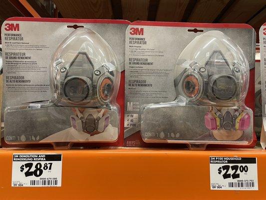 P100 3M Zombie Apocalypse Respirators finally available, got mine on eBay for triple price back in the day, Home Depot, Tampa