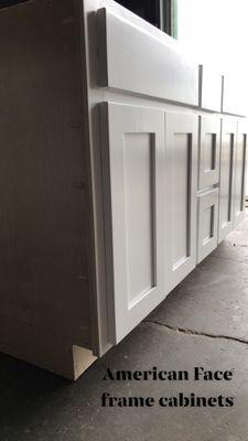 White American Frame Shaker Doors