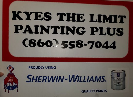 Kyes The Limit Painting Plus 
(860)558-7044
kyesthelimitpp@gmail.com 
HIC # 0657594