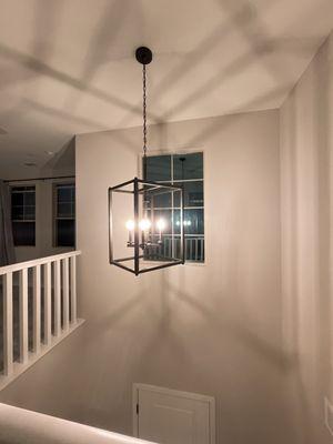 After Photo of la lighting fixture cleaning