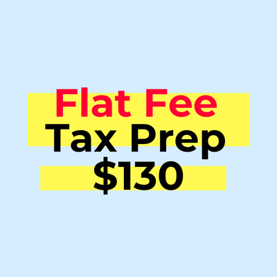 Flat fee to prepare your taxes.  Unlimited W-2s and 1099s  FREE Consultation  FREE State filing  FREE IRS eFile for a rapid refund.