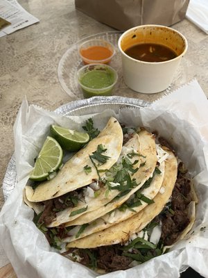 Birria tacos