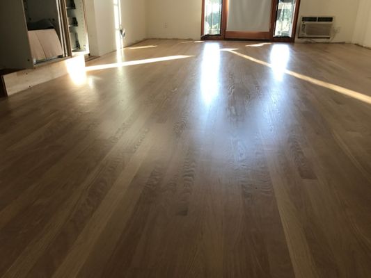 White oak natural Loba water-based satin
Floors by Rich hardwood floors inc