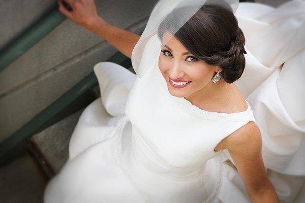 Dallas bride by AW Wedding Hair & Makeup