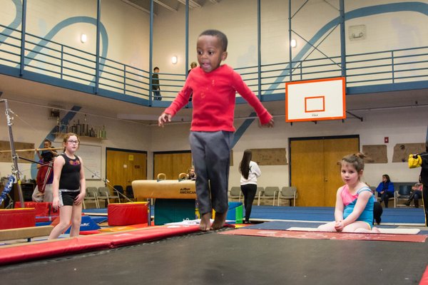 Gymnastics Classes at the Attleboro Y's Pleasant Street Branch