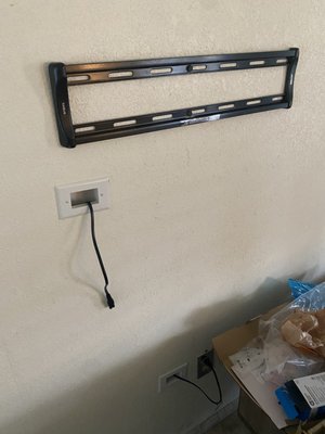 Tv mounting