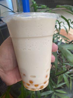 Coconut with mango boba