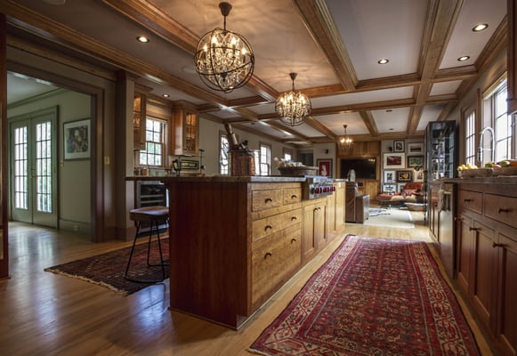 Living Room/Kitchen Renovation, together with Liberty Hill Construction.