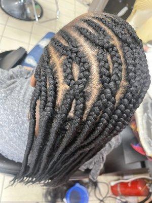 Cornrow braids