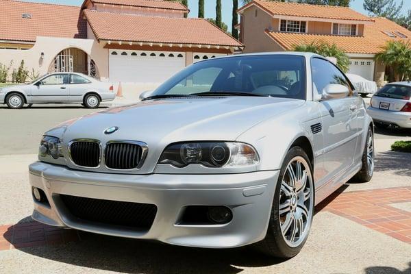 OCDCarCare.com - Los Angeles -  BMW M3 shows off gloss & reflectivity, with full Paint Correction & CQuartz Finest Ceramic Paint Coating.