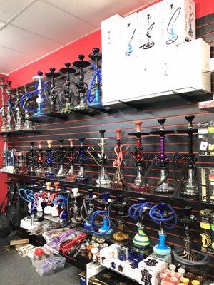 Great hookah selection