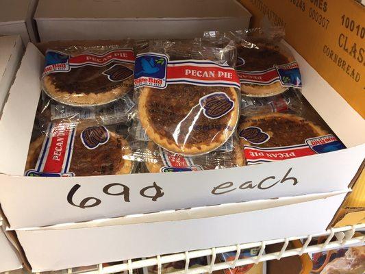 69 cent pecan pies