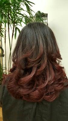 Amazingly beautiful cherry ombre by Norma!