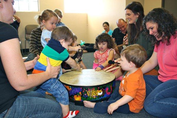 Jenny's School of GLAM music class for toddlers and parents