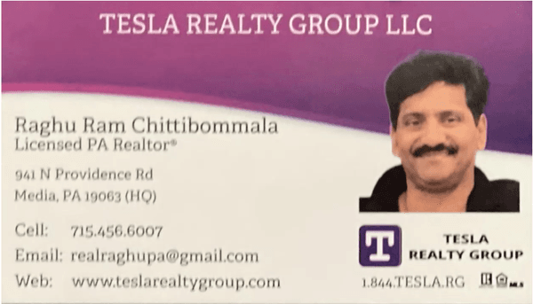 Realtor Raghu (PA & DE)