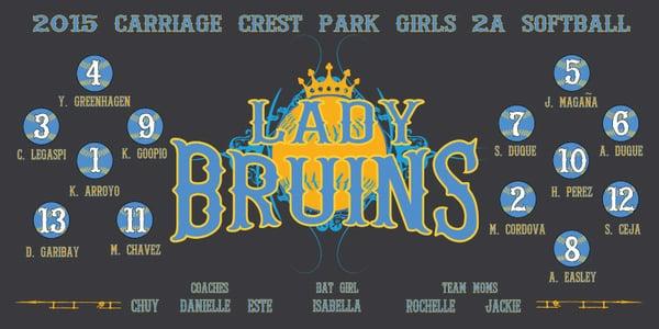 Lady Bruins Banner