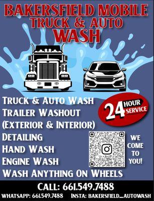 Bakersfield Mobile Truck And Auto Wash