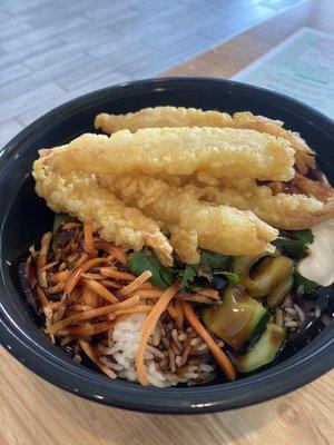 7. Shrimp Tempura Bowl