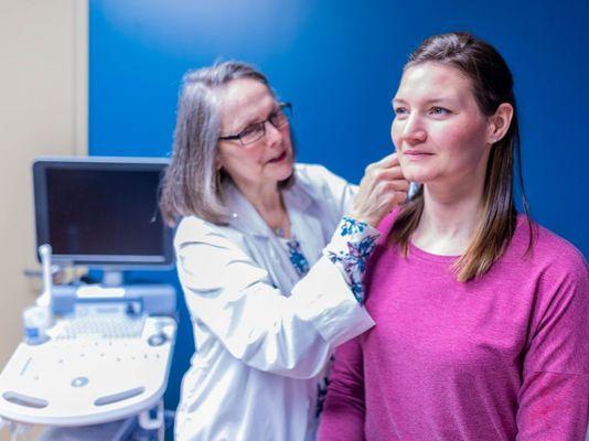 Carolyn Tucker, NP, with years of experience in women's medicine.