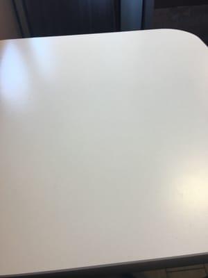 Very clean tables