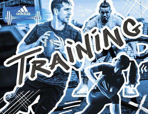 Training gear from adidas & many other brands.