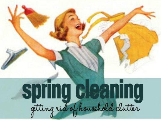 Spring cleaning. Stock photo from Google Images.