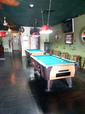 Two nice pool tables!