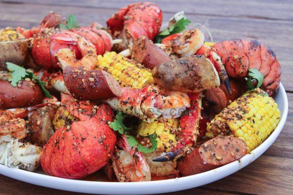 Cajun seafood boil