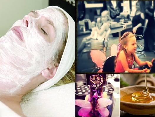 Facials, Nails, Waxing, Hair, Makeup