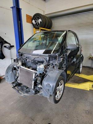 Smart Car front end repairs