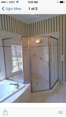 Semi frame shower