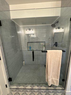 Master shower doors