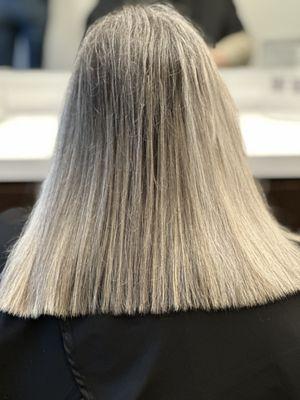 GREY HAIR EXTENSIONS! yep we do those too!