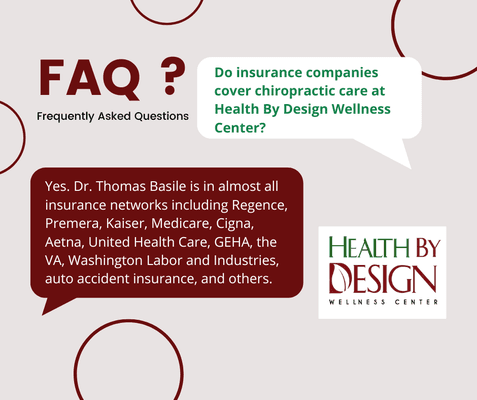 For more answers to your frequently asked questions about chiropractic care and Health By Design Wellness Center, visit https://www.drthomas