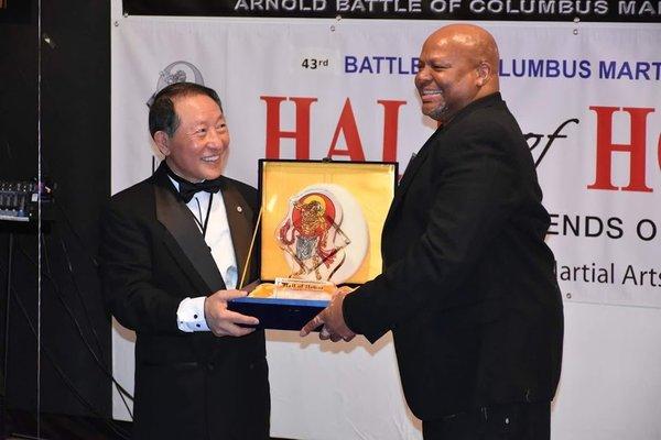 10th Degree Black Belt, Hanshi Rick Moore being honored in Bruce Lee Hall of Fame!