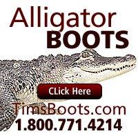 Alligator boot experts at http://timsboots.com