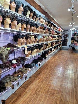 Wig wall