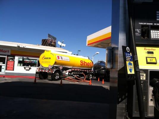 Shell station now