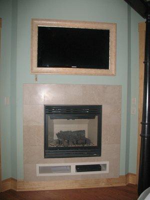 TV framing to match finishes and furniture!