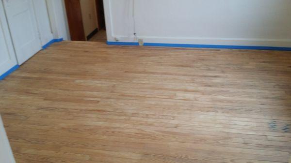 Refinished floor