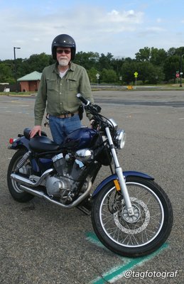 I opted for a Yamaha V Star as its weight and displacement are close to my own motorcycle.