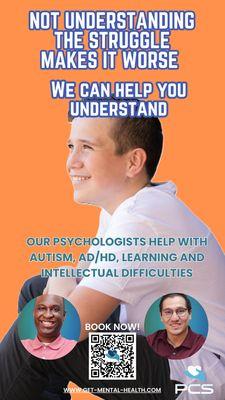 Psychological Evaluations for Autism and AD/HD